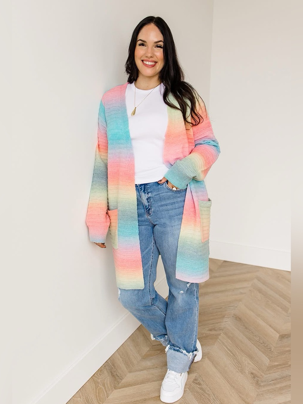 Sweet Dream Cardigan (NWT) Pink Multi Colour, Small